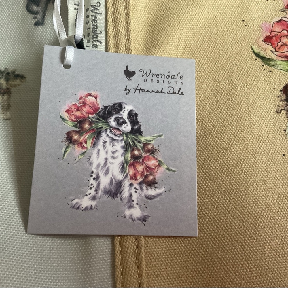NWT Wrendale Designs Dog Theme Gardening Apron - Picture 6 of 10